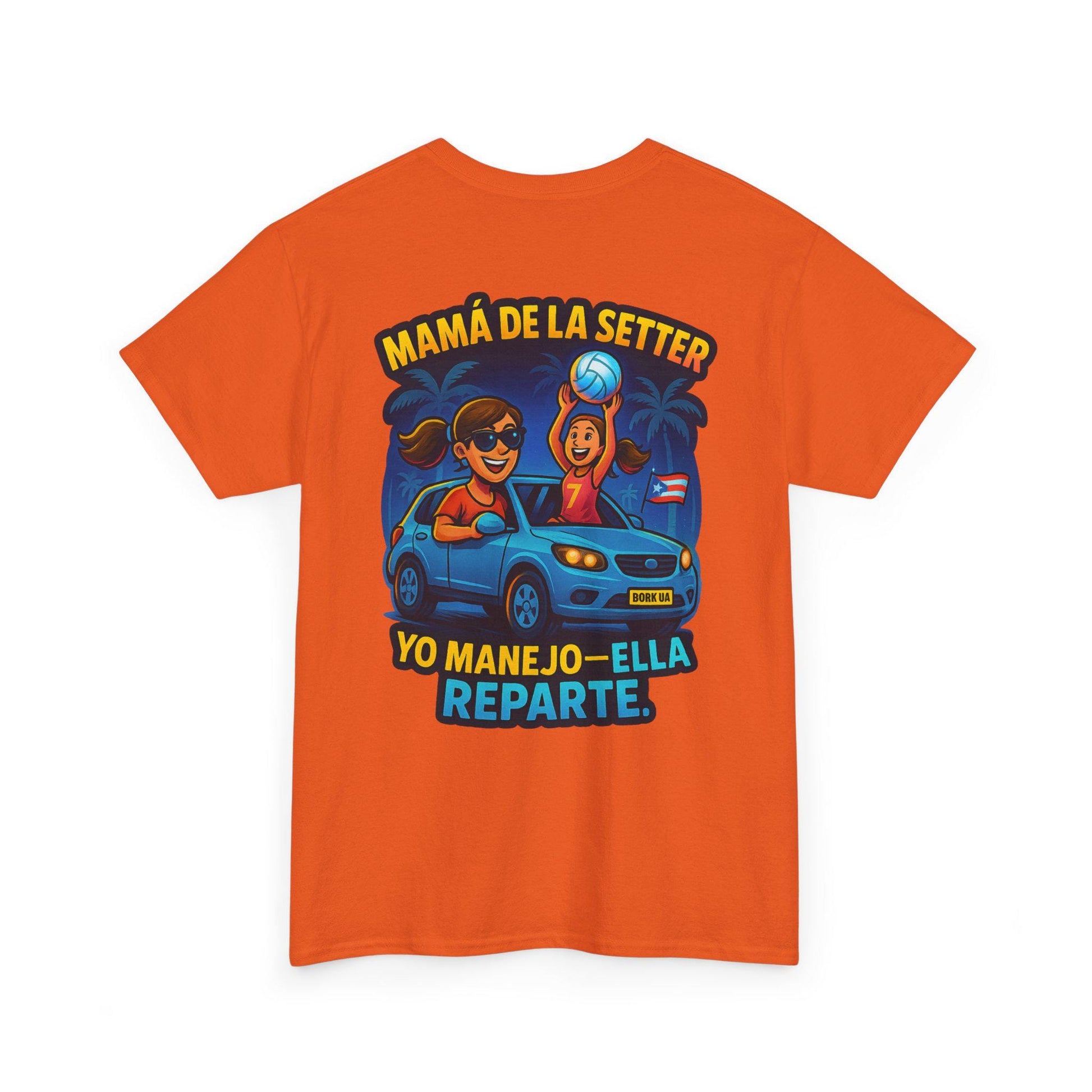 Camiseta Mamá de la Setter - Yo Manejo Ella Reparte