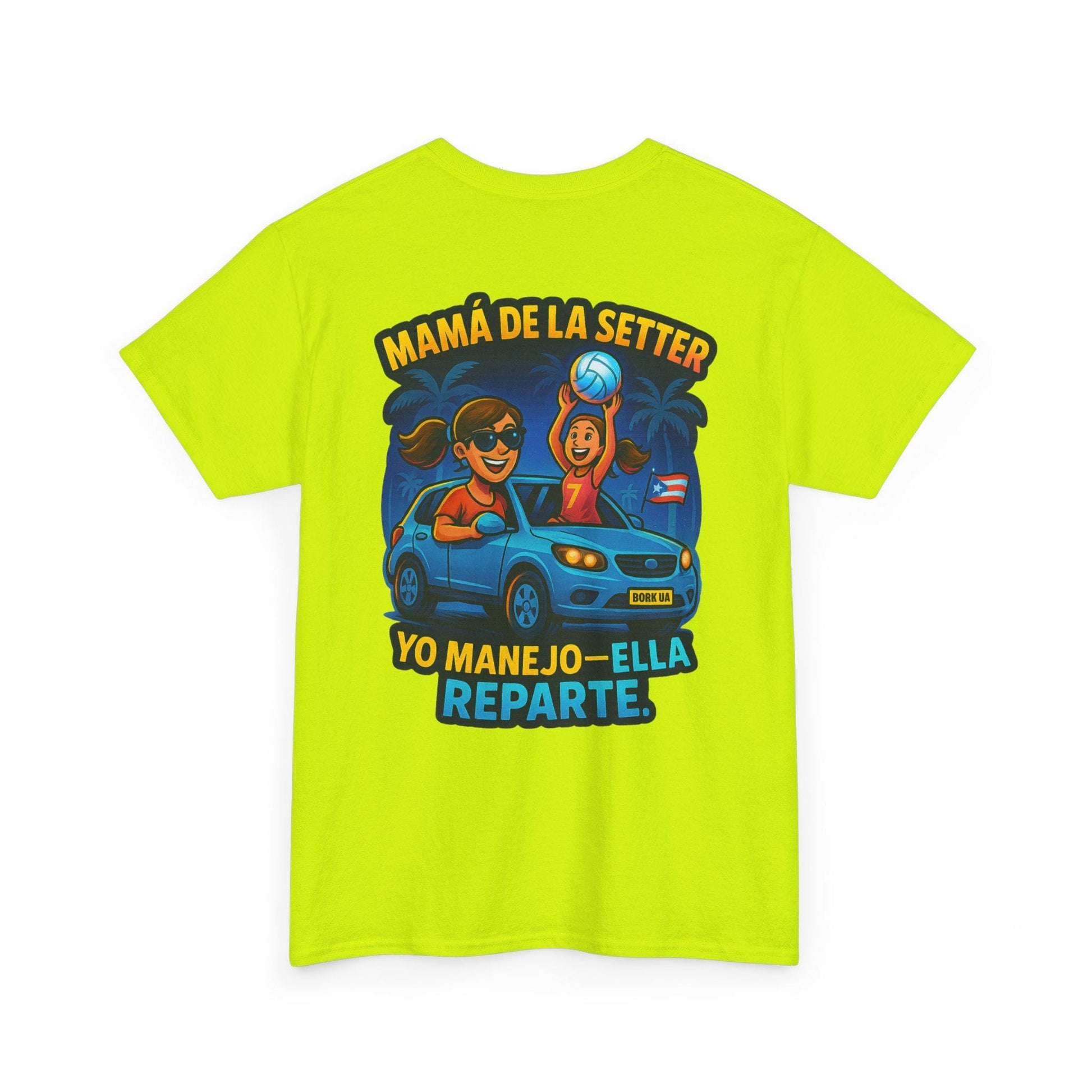 Camiseta Mamá de la Setter - Yo Manejo Ella Reparte