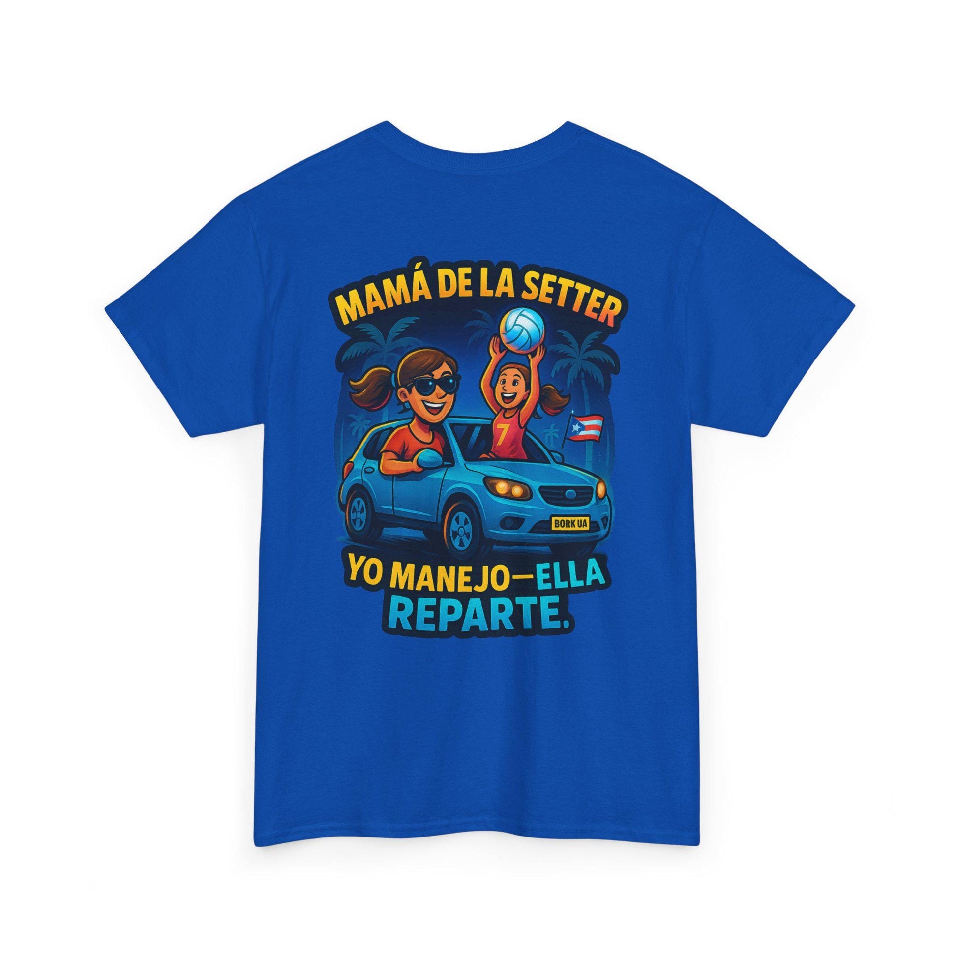 Camiseta Mamá de la Setter - Yo Manejo Ella Reparte